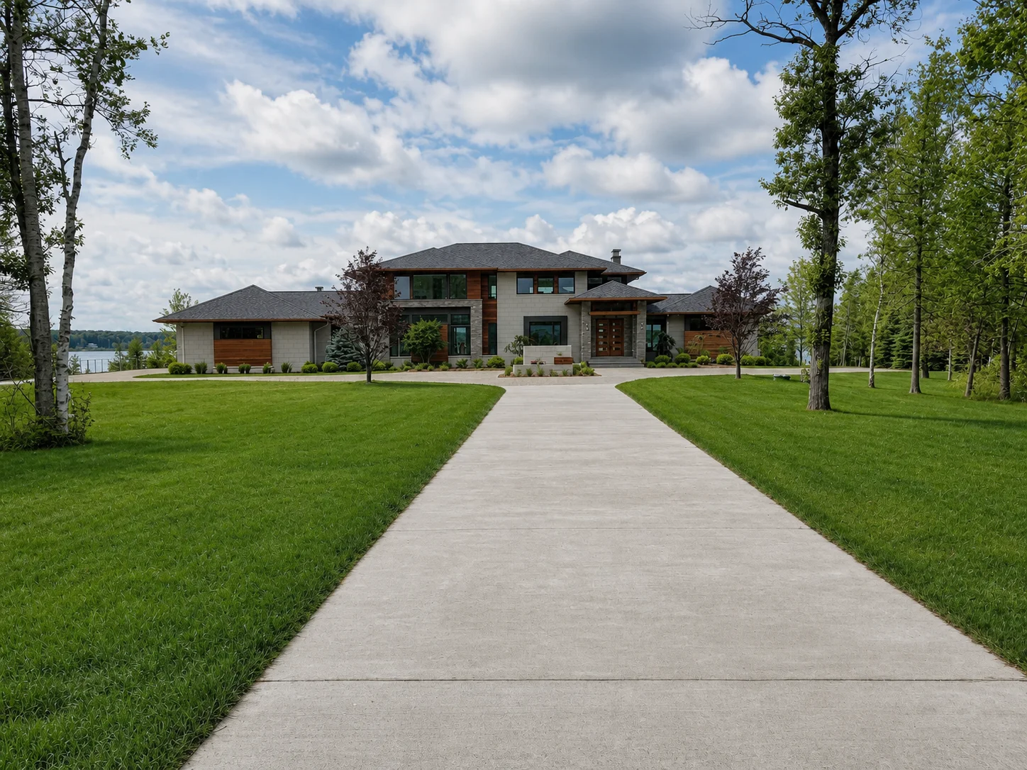 Contemporary Northern Michigan residence with integrated smart-home technology